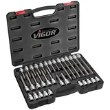 set šestougaonih Torx 1/2" u koferu 32 kom VI-V1917