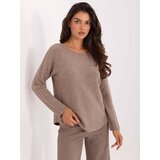 Italy Moda Sweater-IT-SW-2219.63-dark beige | Shoptok.si