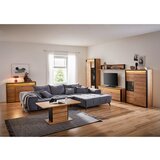 Hom`in vitrina, črna, hrast artisan | Shoptok.si