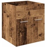  Ormarić za sudoper ugradbenim umivaonikom i slavinom Staro drvo Smeđa 41 x 38.5 x 46 cm | Shoptok.si