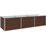  Povišeni vrtni krevet Crna 240 x 80 x 55 cm | shoptok.hr