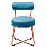 Bessagi Home stol pamela, barve petroleja, žamet | Shoptok.si
