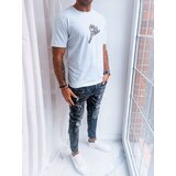 DStreet Jasnoszara koszulka męska z nadrukiem | shoptok.hr