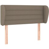Maison Chic posteljno vzglavje - vzglavna omarica - nočna omarica z ušesi taupe 93x23x78/88 cm blago, (21712442) Cene