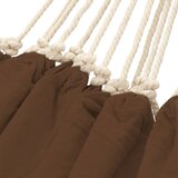  Sklopiva viseća ležaljka za 2 osobe smeđa 360 x 150 cm | Eponuda.com