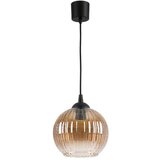 Brilagi LED luster na lanku R GLASS 1xE27/60W/230V prečnik 18 cm crna/dimljeno-braon Cene
