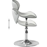 vidaXL Jedilni stol belo umetno usnje, (20812472) | Shoptok.si