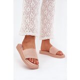 Boto Women's Platform Slippers Made Of Eco Suede Dirty Pink Jorina | Shoptok.si