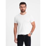 Ombre Men's BASIC classic cotton T-shirt - white Cijene