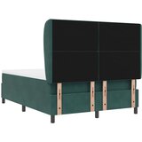  Krevet s opruga kutije Tamnozelena 190 x 140 cm Baršun | shoptok.hr