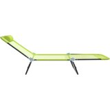  Zložljiv ležalnik Zelena 182 x 55 x 85,5 cm Tekstil, (5000269150) | Shoptok.si