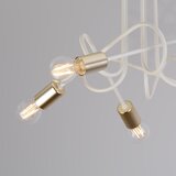  plafonski luster oxford 5xE27/15W/230V mesing/bela | Eponuda.com