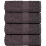 vidaXL Ručnici za goste FROGN 4 kom. Antracit 30x50 cm 360 g/m² - Antracit 30 x 50 cm 4 | shoptok.hr