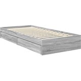  s od storage Siva Sonoma 90 x 200 cm Konstruirano drvo | shoptok.hr