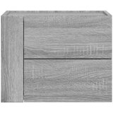  Zidni noćni ormarići 2 kom boja sivog hrasta sonome 45x30x35 cm | Eponuda.com