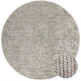  Tepih Bež Ø 120 cm 100% poliester 3 mm Mogu se prati | shoptok.hr