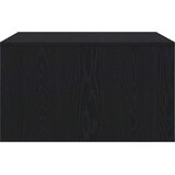  Stol za kavu s ladicama crni hrast 70,5x70x40 cm | shoptok.hr