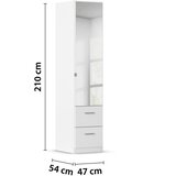 home24 OMARA S KLASIČNIMI VRATI, bela | Shoptok.si