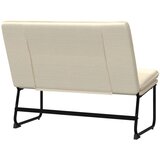  Klupa krem 100 x 75 x 76 cm od tkanine | shoptok.hr