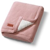 BabyOno Pletena bombažna odejica obojestranska 75x100 cm, roza | Shoptok.si