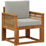  Srednja sofa za van Čvrsto drvo akacije Prirodna | shoptok.hr