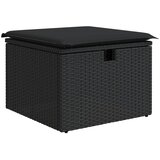  8-dijelni set vrtnih sofa od poliratana s jastucima crni | shoptok.hr