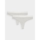 4f Women's Underwear Panties (2 Pack) - Grey | shoptok.hr