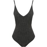 Trendyol swimsuit - black - textured Cene