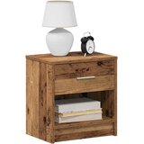  Noćni ormarići 2 kom s ladicama staro drvo 39x28x41 cm | shoptok.hr