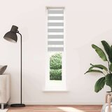 vidaXL Zebra senčilo svetlo sivo 40x230 cm tkanina širina 35,9 cm | Shoptok.si