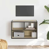 TV ormarić boja hrasta 60x31x39 5 cm konstruirano drvo i metal | shoptok.hr