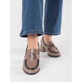 Shelvt Taupe heeled shoes | shoptok.hr