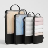 INF 4-delni set vrečk za shranjevanje, organizatorji potovalne prtljage Black, (21837604) | Shoptok.si