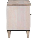 vidaXL TV omarica s predalom Bela 80 x 33 x 46 cm trden mangov les | Shoptok.si