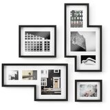Umbra Črni plastični stenski okvirji v kompletu 4 ks 69x38 cm Mingle – | Shoptok.si