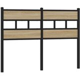  Uzglavlje boja hrasta sonome 120 cm željezo i konstruirano drvo | shoptok.hr
