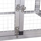  Kokošnjak z izhodom na prosto in gnezdiščem aluminij | Shoptok.si