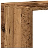 Pregrada regal za knjige 3 razina boja drva 99x29x99cm drveni | shoptok.hr
