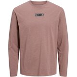 Jack & Jones Majica mauve / črna / bela | Shoptok.si