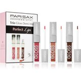 Parisax Perfect Lips Trio set sijajev za ustnice Demi-Mat Cene