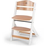 Kinderkraft otroški stol za hranjenje enock™ wood and white z blazino grey | Shoptok.si