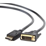 Gembird DisplayPort kabal/adapter DisplayPort to DVI, 1m, CC-DPM-DVIM-1M u
