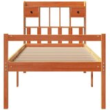  s regalom za knjige bez madraca 75 x 190 cm od borovine | shoptok.hr