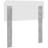  Uzglavlje s uzglavljem Betonski sivi 80 cm Konstruirano drvo | shoptok.hr