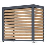  Westman maska za vanjsku jedinicu klime Boxa S | 56x100x92 | Drveni izgled | shoptok.hr