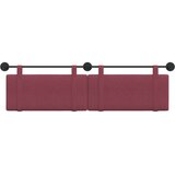  Držeće uzglavlje Zidne Vinska crvena 170 x 55 x 5 cm tkanina - boja crnog vina 160 cm bez LED svjetla | shoptok.hr