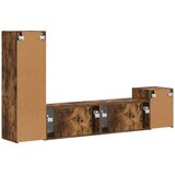  Komplet TV omaric 4 pcs Dimljeni oreh Konstruiran les - - Rjava - 61.6 - 30 x 31 x 100 cm - 2025-vidaXL-Uvoz_2 | Shoptok.si