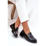 VINCEZA Elegant Patent Leather Women's Moccasins Made Of Natural Leather | Shoptok.si
