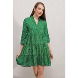 Bigdart Dress - Green - A-line Cene