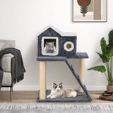  90 cm visok scratcher s ljestvama i kućicom, mačje drvce | shoptok.hr